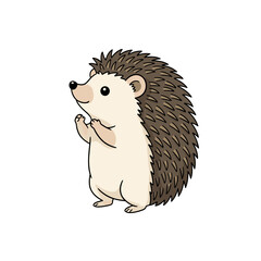 Cute Hedgehog Standing