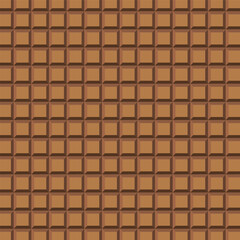 Vector illustration of chocolate bar background. 