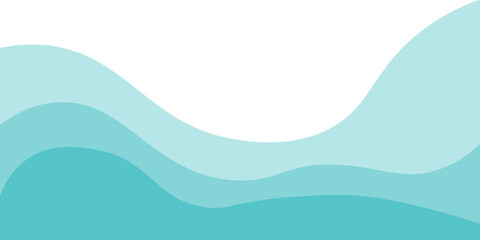 Fototapeta premium Refreshing shimmering water abstract background frame vector illustration design,