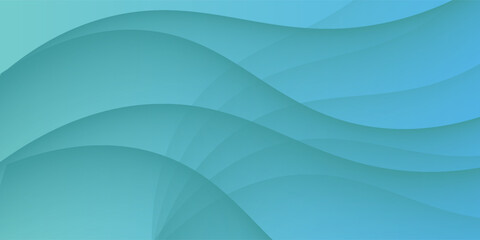 Blue light background with 3D abstract paper cut shapes. Modern vector design layout for business presentations, fliers, posters and invitations. Blue carving wave art background