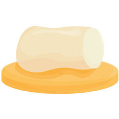 S'mores and Campfire Snacks and Treats Vector Icon Set