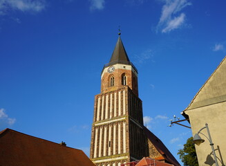 evangelische Stadtkirche in Calau in Brandenburg