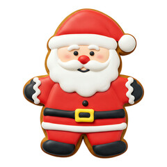 Happy Santa Claus figurine waving hand joyfully in red suit, symbolizing cheerful Christmas mood and festive happiness