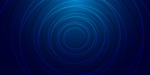 Blue abstract background, technology hi-tech futuristic template. Vector illustration