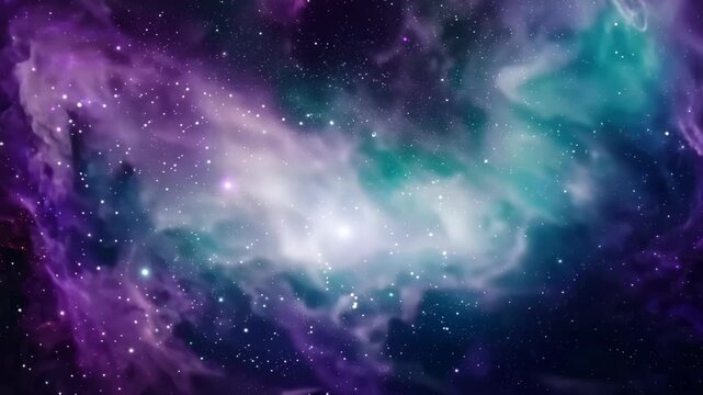 A stunning cosmic nebula showcasing vibrant colors and twinkling stars, perfect for themes of space, beauty, exploration, and celestial artistry.