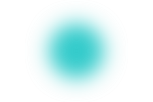 Cyan blue blur gradient circle for soft glow background, abstract design element, modern light effect, and minimal decorative texture on transparent background