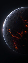 Lava Planet in Space