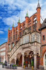Town Hall Staircase, Lubeck, Germany