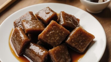 Delicious Nian Gao - A Sweet and Sticky Chinese New Year Treat.
