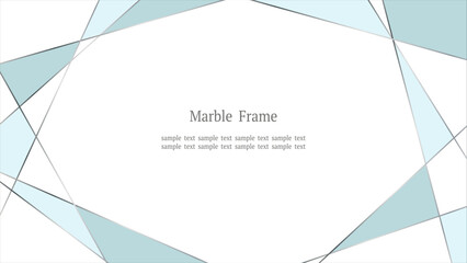 落ち着いたブルーグレーのジェムストーンフレーム