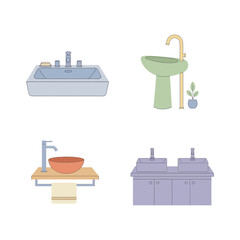 Elegant Bathtub and Sink Combinations for Modern Bathrooms