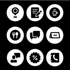 Minimalist Travel and Business Icons Set