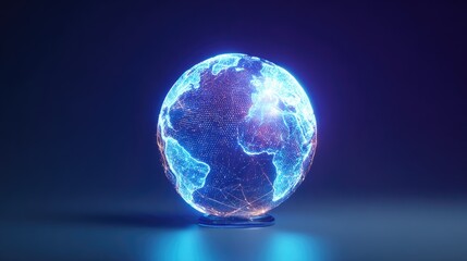 Abstract digital background with neural network connections. Artificial intelligence and data technology concept.