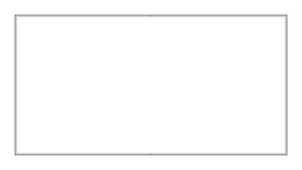 Braided Double 16x9 Black Ultra Thin Vector