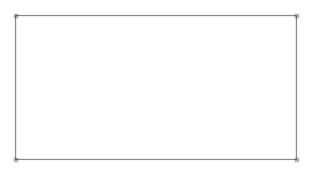 Corner Mosaic 16x9 Black Ultra Thin Vector