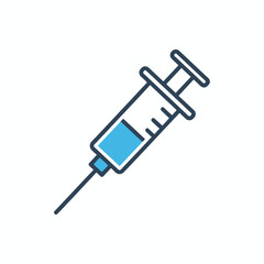 Fototapeta premium Syringe Injection Icon