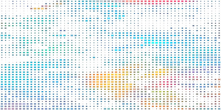 Led screen texture. Colored dots monitor. Digital TV destroy hole display. Turquoise television videowall. Electronic diode effect. Projector grid template.