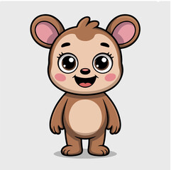cute fun mascot design teddy bear