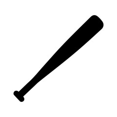 Baseball bat with transparent background