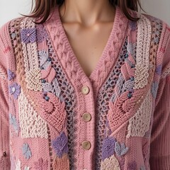 cardigan, autumn clothes, knitwear, AI Generative