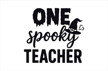 Obraz premium Halloween svg Witches Typography Quotes, Funny Halloween Gift, Retro Spooky svg, Ghost vector, Cut file, Files for Cricut, silhouette, Instant Download