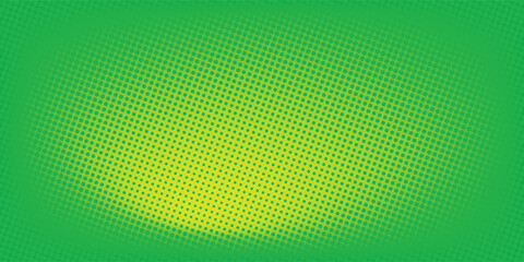 Dots halftone yellow green color pattern gradient texture background.