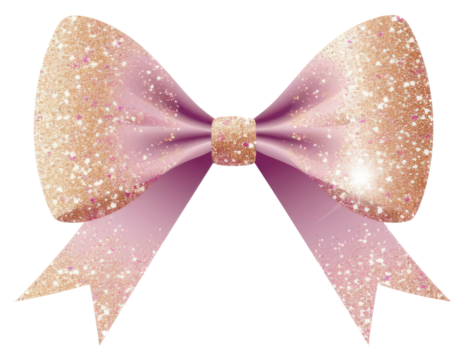 Bow icon glitter white background celebration.