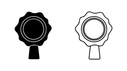 Seal emblems with transparent background
