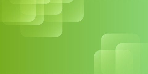 Abstract Green Geometric Background with Overlapping Transparent Shapes.vector eps10