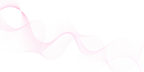pink wave curve lines banner background design. Digital frequency track equalizer. Stylized line art background. modern soft luxury texture with smooth and clean vector subtle background illustration