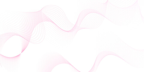 pink wave curve lines banner background design. Digital frequency track equalizer. Stylized line art background. modern soft luxury texture with smooth and clean vector subtle background illustration