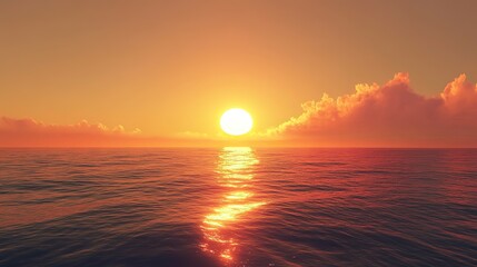 sunset, sea, water, beach, sky, ocean, sun, landscape, sunrise, cloud, nature, dusk, coast, clouds, wave