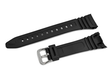 Black watch strap