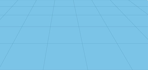 Fototapeta premium Blue Retro Cartoon Lab Floor Background
