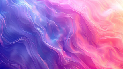 Obraz premium Abstract Gradient Flowing Background with Wavy Lines in Pink, Purple, and Blue
