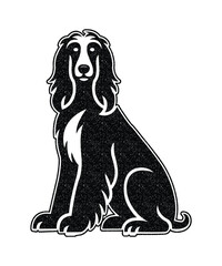Adorable Spaniel Puppy Vector Clipart Illustration art.