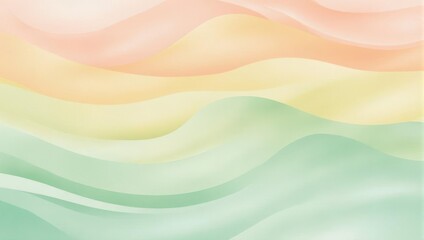 Obraz premium Abstract Pastel Waves - A Serene Blend of Colors and Textures.