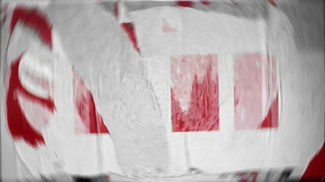 Urban street torn poster abstract animation