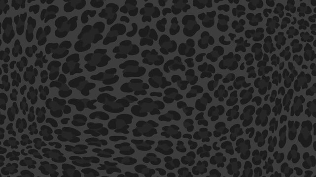 Black leopard pattern Texture Swirls rainbow abstract backdrop with liquify flow 4K background seamless Loop animation