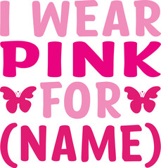 i wear pinkk for name