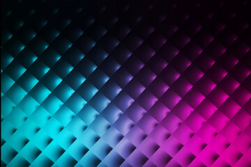 Futuristic. Abstract. Vibrant. A dark background with a glowing teal and magenta diamond grid pattern, perfect for a synthwave music event, a gaming theme, or a modern tech website banner.