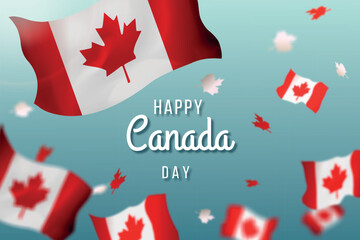 canadian flag vector