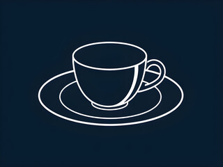 coffee cup, line art, minimal design, coffee illustration, one line drawing, simple outline, hot drink, steaming coffee, espresso, cappuccino, latte, black coffee, minimalist art, beverage icon, coffe