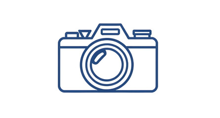 Camera outline vector, Simple photo device, Camera drawing art, Camera tool icon, Tech photography illustration, Compact lens icon, Digital capture symbol, Camera graphic logo, Clean design camera, Ca