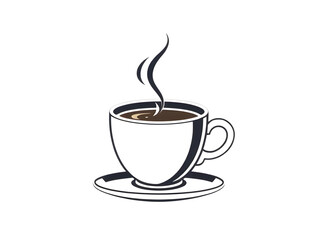 one line coffee silhouette, continuous line mug, single stroke coffee, minimal line coffee, thin line mug silhouette, elegant line coffee, hand drawn line silhouette, sketch coffee silhouette, doodle 