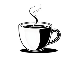 children book coffee silhouette, fairy tale mug silhouette, storybook coffee, whimsical mug silhouette, alice wonderland coffee, mad hatter tea silhouette, enchanted forest mug, dragon tale coffee, kn