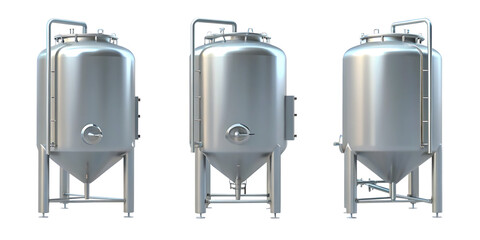 Compact Cylindrical Fermentation Tanks For