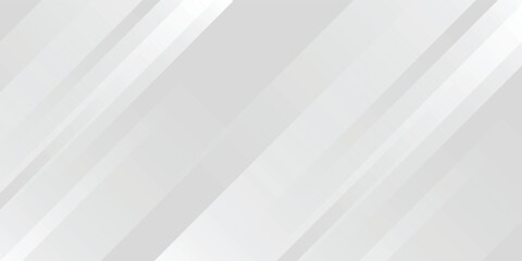 Obraz premium Diagonal grey gradient lines background. Abstract silver stripes wallpaper. Abstract gray tech backdrop. Elegant Oblique gris texture for graphic design. Vector eps 10