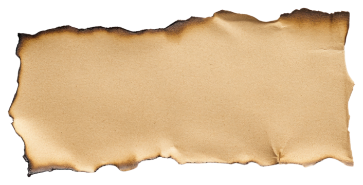 Torn strip of Kraft Paper price tag paper cardboard clothing.