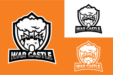 War Castle Logo (Orange Version)